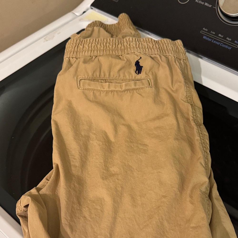 Boys Polo Ralph Lauren Tan Joggers